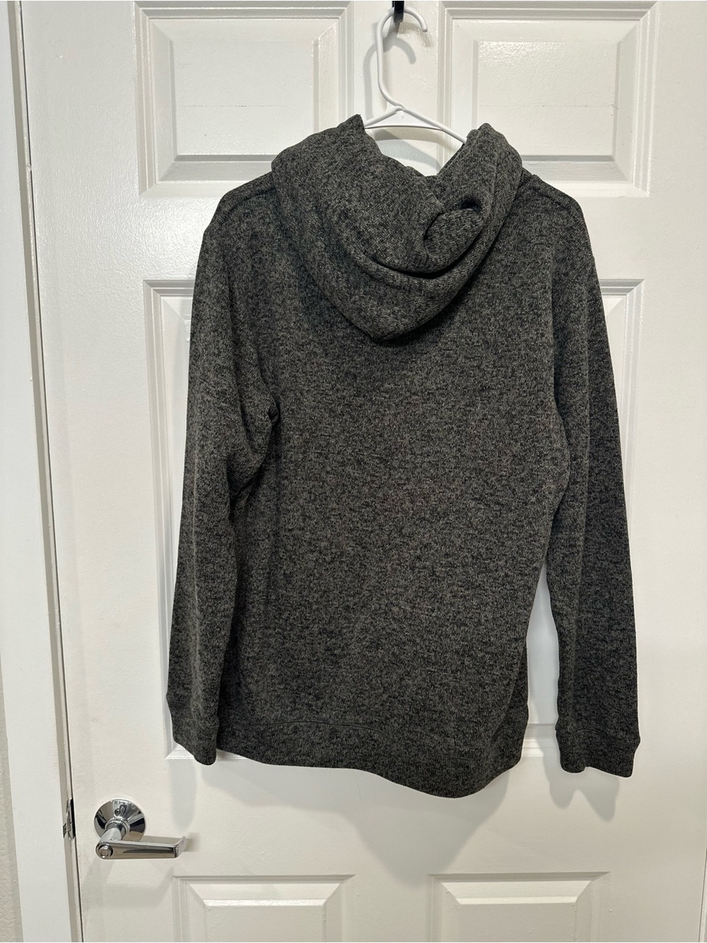 Quiksilver Men's Dark Gray Crewneck Hoodie Sweater - Picture 5 of 5